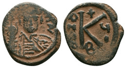 Byzantine Coins. Circa 7th – 12th Century. Reference : "Repatinated" Condition: Very Fine

 Weight: 5.13 gr. Diameter: 20.3 mm.