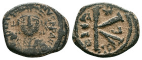 Byzantine Coins. Circa 7th – 12th Century. Reference : "Repatinated" Condition: Very Fine

 Weight: 4.61 gr. Diameter: 19.7 mm.