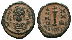 Byzantine Coins. Circa 7th – 12th Century. Reference : "Repatinated" Condition: Very Fine

 Weight: 3.95 gr. Diameter: 19.7 mm.