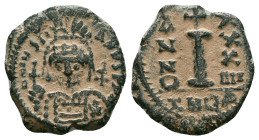 Byzantine Coins. Circa 7th – 12th Century. Reference : "Repatinated" Condition: Very Fine

 Weight: 4.15 gr. Diameter: 18.6 mm.