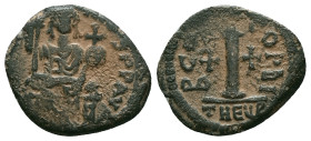 Byzantine Coins. Circa 7th – 12th Century. Reference : "Repatinated" Condition: Very Fine

 Weight: 4.07 gr. Diameter: 18.7 mm.