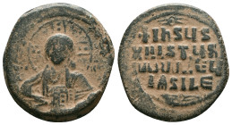 Byzantine Coins. Circa 7th – 12th Century. Reference : "Repatinated" Condition: Very Fine

 Weight: 12.5 gr. Diameter:28.9 mm.