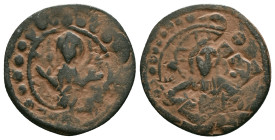 Byzantine Coins. Circa 7th – 12th Century. Reference : "Repatinated" Condition: Very Fine

 Weight: 4.62 gr. Diameter: 24.8 mm.