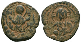 Byzantine Coins. Circa 7th – 12th Century. Reference : "Repatinated" Condition: Very Fine

 Weight: 4.27 gr. Diameter: 22.6 mm.