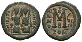 Byzantine Coins. Circa 7th – 12th Century. Reference : "Repatinated" Condition: Very Fine

 Weight: 15.1 gr. Diameter: 29.2 mm.