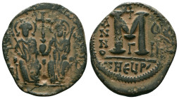 Byzantine Coins. Circa 7th – 12th Century. Reference : "Repatinated" Condition: Very Fine

 Weight: 12.8 gr. Diameter: 32.0 mm.