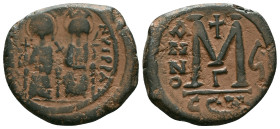 Byzantine Coins. Circa 7th – 12th Century. Reference : "Repatinated" Condition: Very Fine

 Weight: 12.6 gr. Diameter: 29.4 mm.