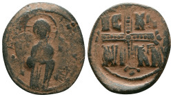 Byzantine Coins. Circa 7th – 12th Century. Reference : "Repatinated" Condition: Very Fine

 Weight: 7.85 gr. Diameter: 29.3 mm.