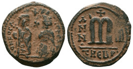 Byzantine Coins. Circa 7th – 12th Century. Reference : "Repatinated" Condition: Very Fine

 Weight: 7.97 gr. Diameter: 26.1 mm.