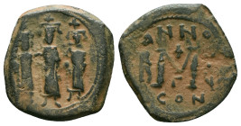 Byzantine Coins. Circa 7th – 12th Century. Reference : "Repatinated" Condition: Very Fine

 Weight: 5.59 gr. Diameter: 22.3 mm.