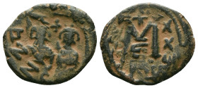 Byzantine Coins. Circa 7th – 12th Century. Reference : "Repatinated" Condition: Very Fine

 Weight: 5.38 gr. Diameter: 23.5 mm.