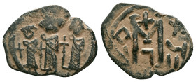 Byzantine Coins. Circa 7th – 12th Century. Reference : "Repatinated" Condition: Very Fine

 Weight: 3.35 gr. Diameter: 24.6 mm.