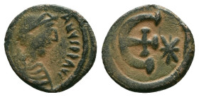 Byzantine Coins. Circa 7th – 12th Century. Reference : "Repatinated" Condition: Very Fine

 Weight: 1.85 gr. Diameter: 14.6 mm.