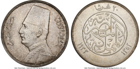 Fuad I 20 Piastres AH 1352 (1933) MS63 NGC, British Royal mint, KM352. From the L. William Libbert Collection HID09801242017 © 2024 Heritage Auctions ...