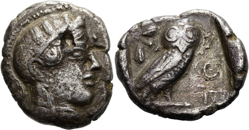 ATTIKA. ATHEN. Tetradrachme ø 26mm (16.43g). 454 - 404 v. Chr. Zeitgenössische I...