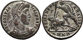RÖMISCHE KAISERZEIT. Constantius II., 337 - 361 n. Chr. Centenionalis ø 23mm (5.61g). 351 - 354 n. Chr. Mzst.Kyzikos. Vs.: D N CONSTAN-TIVS P F AVG, d...