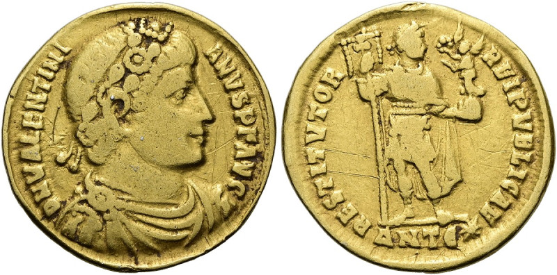 RÖMISCHE KAISERZEIT. Valentinian I., 364 - 375 n. Chr. Solidus ø 20mm (3.73g). c...