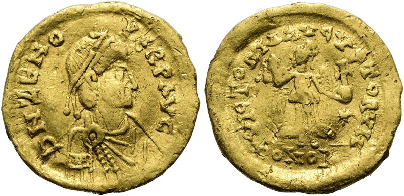 RÖMISCHE KAISERZEIT. Zeno, 474 - 491 n. Chr. Tremissis ø 14mm (1.46g). 476 - 491...