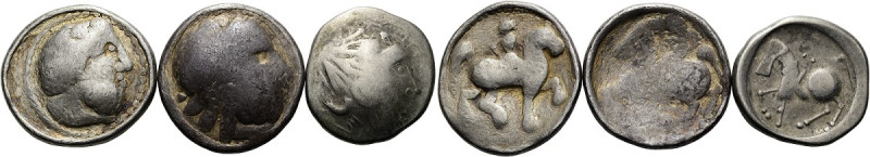 Kelten. Tetradrachmen 3. - 2. Jh. v. Chr. MITTLERE UND UNTERE DONAU, Imitationen...
