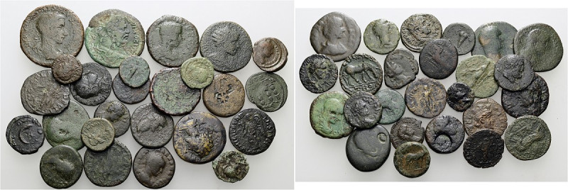 Kolonialbronzen. Umfangreiche Sammlung mit etlichen seltenen Typen. 50 Stück! Br...