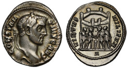 Constantius Chlorus silver Argenteus AD 295-296