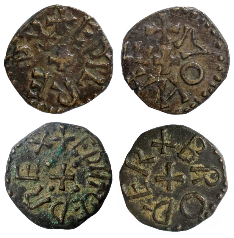 † Kings of Northumbria, Aethelred II (first reign 841-3/4), Stycas (2): the firs...