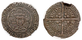 VF25 | Henry V silver Groat, type b, initial mark pierced cross