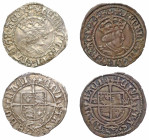 Henry VIII silver Halfgroats (2)