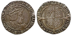 Henry VIII silver Groat, second bust