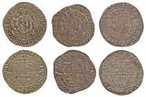 Henry VIII silver Groats (3)