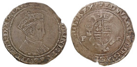 Edward VI silver Shilling, second period, initial mark Y