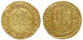 James I gold Quarter-Laurel