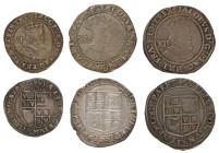 James I (3) silver Sixpence, Shillings