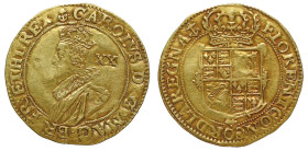 Charles I gold Unite, initial mark anchor