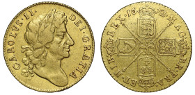 Charles II 1672 gold Guinea