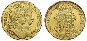 William & Mary 1689 gold Guinea AU Details