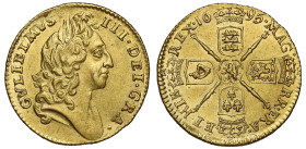 William III 1695 gold Half Guinea AU Details