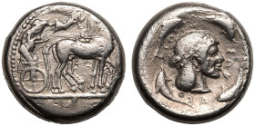 Sicily, Syracuse, temp. Hieron I AR Tetradrachm