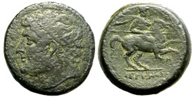 Sicily, Syracuse, Hieron II Æ Hemilitron