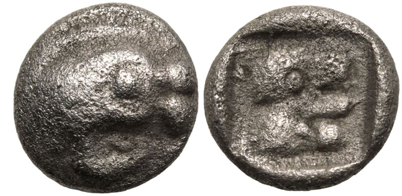 ANCIENT GREECE. WESTERN ASIA MINOR, UNCERTAIN MINT. 
Silver Obol, circa 5th Cen...