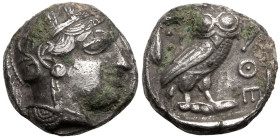 Attica, Athens, AR Fourrée Tetradrachm