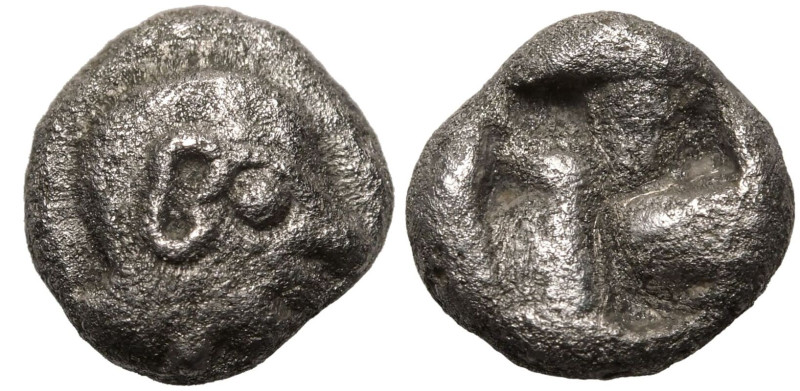 ANCIENT GREECE. IONIA, KOLOPHON. 
Silver 1/12 Stater, late 6th Century BC. 
Pe...