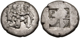 Islands off Thrace, Thasos, AR Drachm