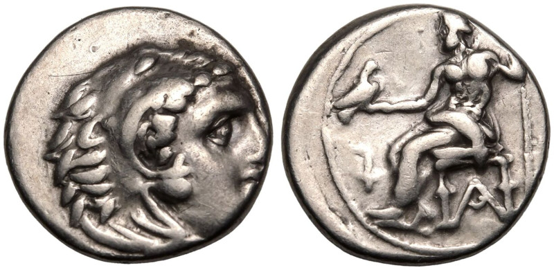 ANCIENT GREECE. KINGDOM OF MACEDON. Philip III 'Arrhidaios'. 
Silver Drachm, ci...