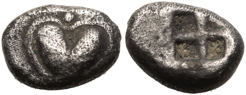 ANCIENT GREECE. KYRENAIKA, KYRENE. 
Silver Obol, circa 550-500 BC. 
Obv: silph...