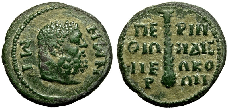 ANCIENT GREECE. THRACE, PERINTHOS. 
Bronze AE20, circa temp. Severus Alexander,...