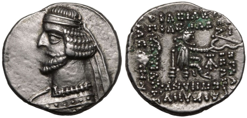 THE EAST. KINGDOM OF PARTHIA. Mithradates III. 
Silver Drachm, circa 87-80 BC. ...