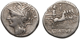 Lucius Appuleius Saturninus AR Denarius