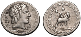 Mn. Fonteius C. f. AR Denarius