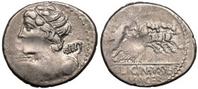 C. Licinius L. f. Macer AR Denarius